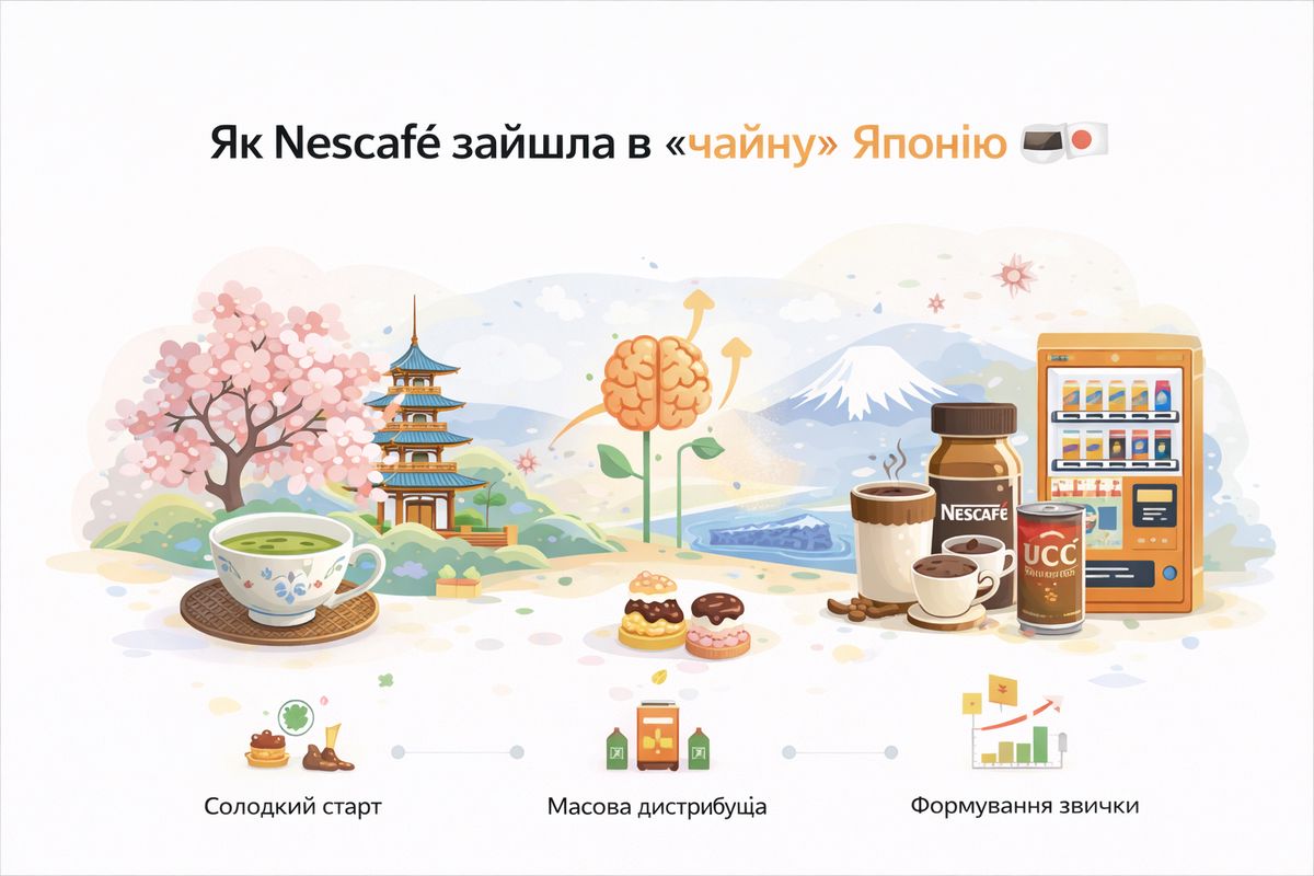 Як Nescafé зайшла в «чайну» Японію ☕️🇯🇵 — і що в цій історії правда, а що маркетинговий міф