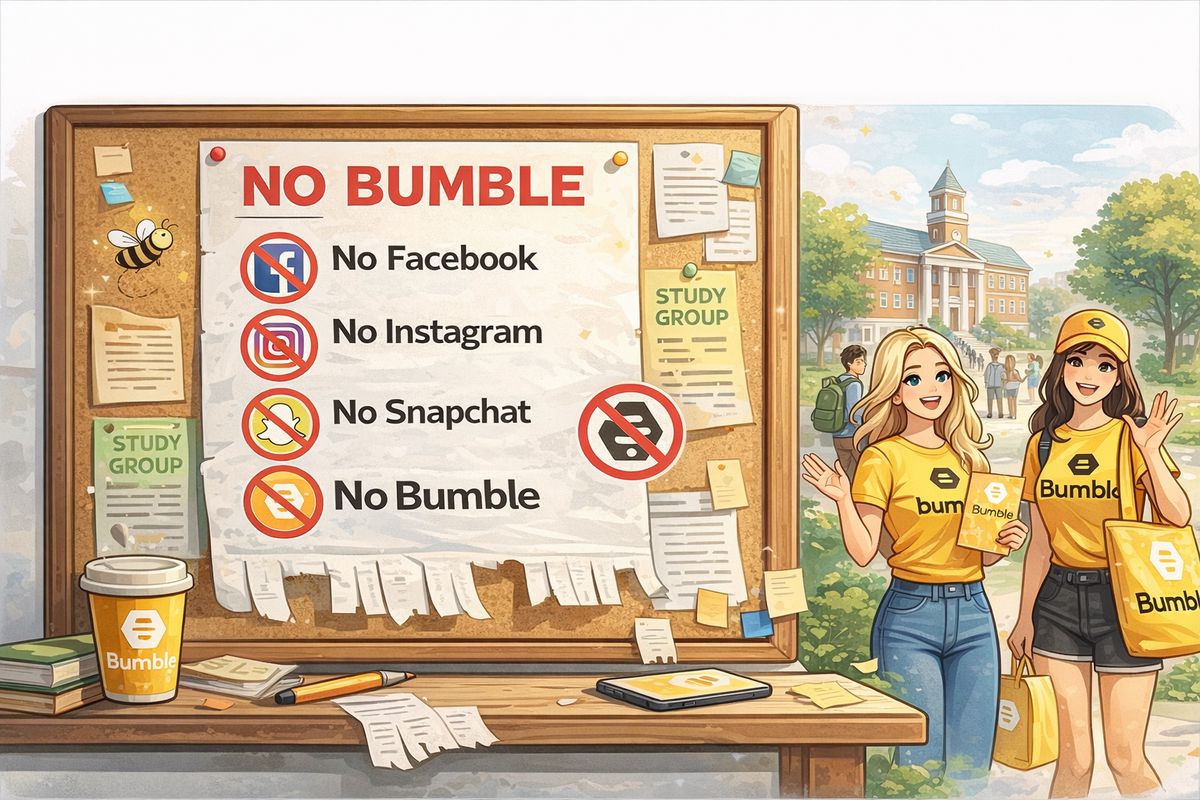 🐝 Партизанський геній Bumble: як “заборонені” таблички підірвали кампуси