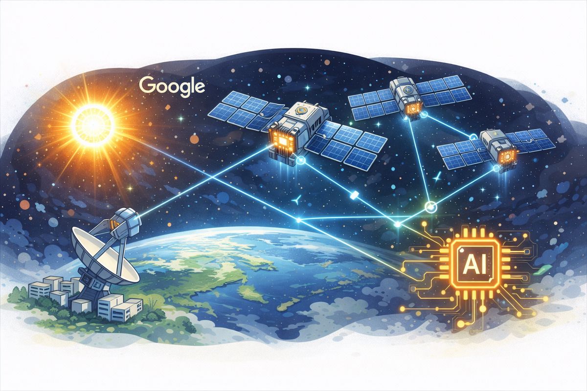 Космос як розетка для AI: що задумав Google у Project Suncatcher